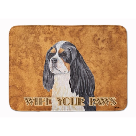 Carolines Treasures Cavalier Spaniel Wipe your Paws Machine Washable Memory Foam Mat SC9120RUG